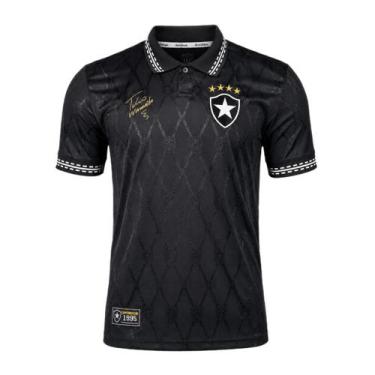 Imagem de Camisa Botafogo Polo Retrô 1995 Túlio - Masculino Tamanho:PCor:Preto, 