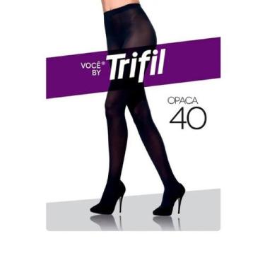 Imagem de Meia-calça Feminina Trifil Opaca Fio 40 Preta -, M