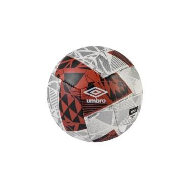 Imagem de Mini Bola Futebol Umbro Neo Swerve Tamanho 1 Infantil, Branco, Vermelh