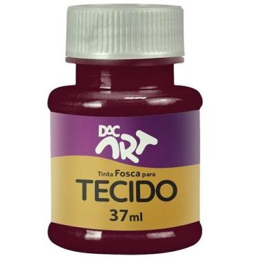 Imagem de Tinta Fosca para Tecido 37ML Vinho DAC
