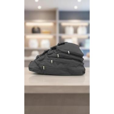 Imagem de Porta Sacolas Organizador 4 Tamanhos Nylon Preto - Congratulations Sto
