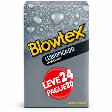 Imagem de Preservativo Blowtex Lubrificado Tradicional 24 Unidades Leve 24 Pague