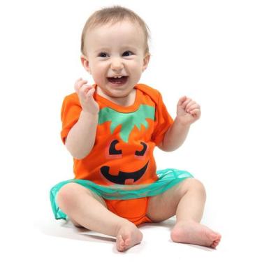 Imagem de Body com Saia Bebê Abóbora - Halloween - Sulamericana, Unica, GG