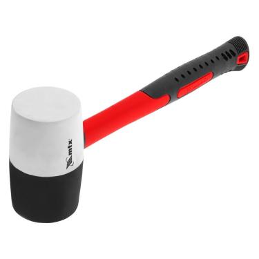 Imagem de Martelo de Borracha 111729 Cabo Fibra Vidro Alta Resistência Preto MTX 6.2CM 680G