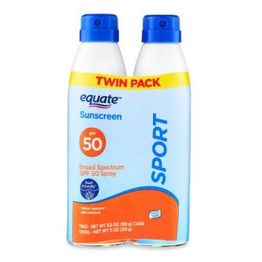 Imagem de Spray Protetor Solar QIANSTAR FPS 50 de Amplo Espectro Kit Duplo