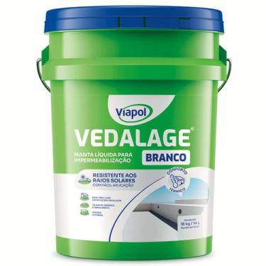 Imagem de Manta Líquida Acrílica Vedalage Branco 14 Litros - Viapol