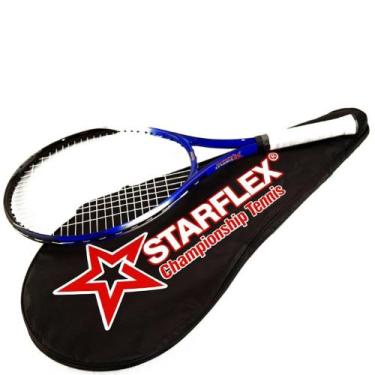 Imagem de Raquete De Tênis Starflex Championship, Único, Preto, Azul