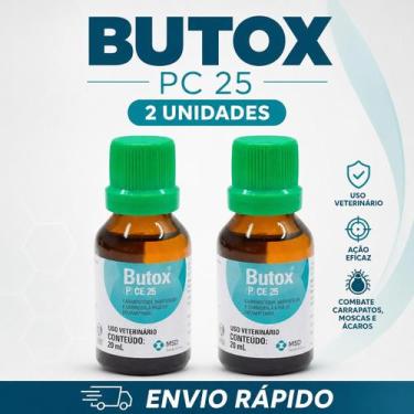Imagem de BUTOX 20ml Antipulgas Carrapaticida Sarnicida Mosquicida KIT C/ 2 - No