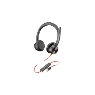Imagem de Headset HP Poly Blackwire 8225 Estereo MS USB-A 772K3AA - Poly/HP, Pre