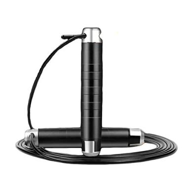 Imagem de LIANG Cabo antiderrapante resistente ao desgaste corda de pular sem emaranhamento corda de aço ajustável para adultos e crianças