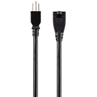 Imagem de Monoprice Cabo de extensão – 15 metros – Preto | Externo NEMA 5-15P para NEMA 5-15R, 14AWG, 15A, 125V, 3 pontas, para ligar computadores, monitores e dispositivos de rede