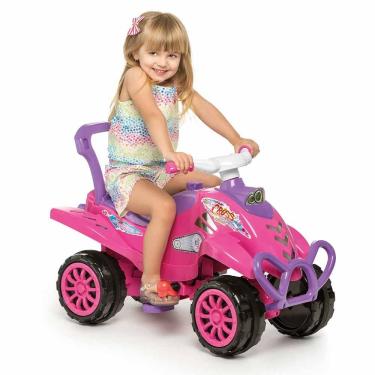 Imagem de Carrinho de Passeio e Pedal - Cross Turbo - Rosa - Calesita