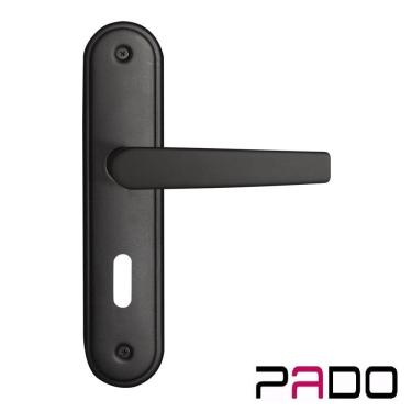 Imagem de Fechadura Interna Pado Concept 40mm Espelho Preta 401i