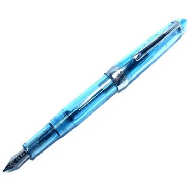 Imagem de Caneta Tinteiro Jinhao 992 Translucide Azul Fina