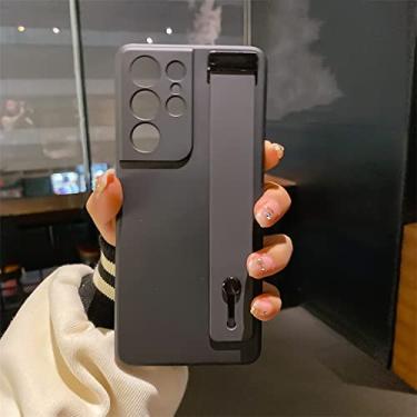 Imagem de Capa de pulseira de silicone líquido para Samsung S22 Ultra S21 S20 FE Nota 20 10 A13 53 A52S 32 42 12 31 51 71 50 70 A30S,Preto, para Samsung A50 ou A30S