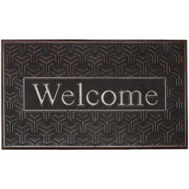 Imagem de Capacho Welcome Steel 45X75cm Colorido Just Home Collection