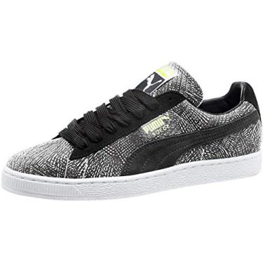Imagem de PUMA Suede Mis-Match Suede Sneakers (10, Dark Shadow/Black/White)