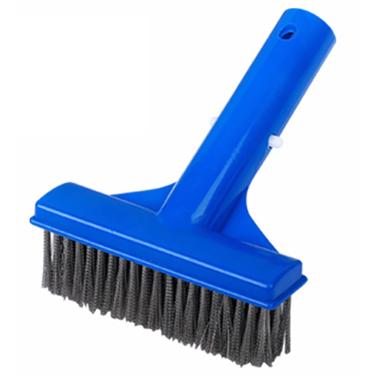 Imagem de Escova para piscina Algae pesada de 12,7 cm com cerdas de arame de aço inoxidável para spa de piscina de concreto e gesso para escovar e remover a alga de canto difícil de alcançar