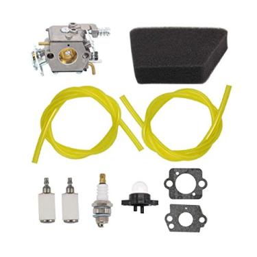 Imagem de Filtro de ar do carburador Carb Linha de Combustível Vela de ignição Carb para Motosserra Poulan 1950 2050 2150 2375 Wild Thing 2375LE Walbro WT 89 891 WT-324 para Zama C1U-W8 C1U-W14 Substituir # 54508188188 5555