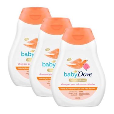 Imagem de Shampoo Dove Baby Hidratação Enriquecida Cabelos Cacheados 200ml  Kit