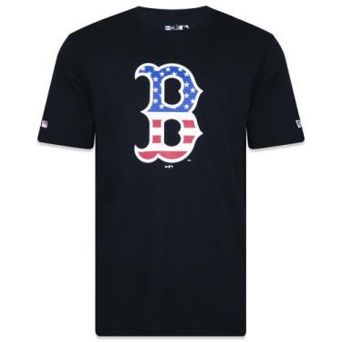 Imagem de Camiseta Boston Red Sox Mlb Usa Preto Marinho New Era