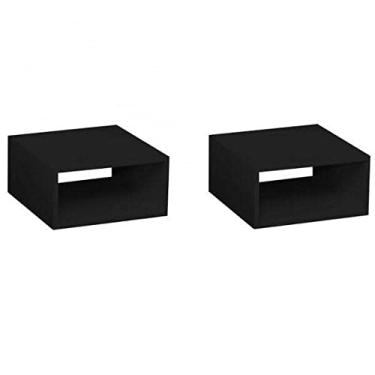 Imagem de Conjunto 2 Nichos Salvatori Baby Bramov Móveis Preto