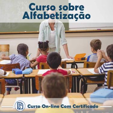 Imagem de Curso online em videoaula sobre Alfabetização com Certificado + 2 brindes