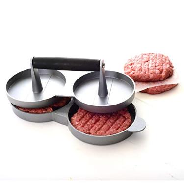 Imagem de Norpro Prensa de hambúrguer dupla, 1 EA, exibida