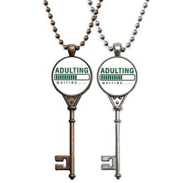 Imagem de OFFbb-USA Adulto Crescimento Maturidade Art Deco Presente Fashion Chaveiro Pingente Joias Decoração Casal