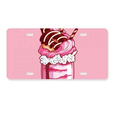 Imagem de DIYthinker Garrafa de chocolate para biscoitos, sorvete, placa de carro, acessório de aço inoxidável