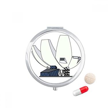 Imagem de Caixa de comprimidos para museus de ciências de arte de Singapura, caixa de armazenamento de medicamentos