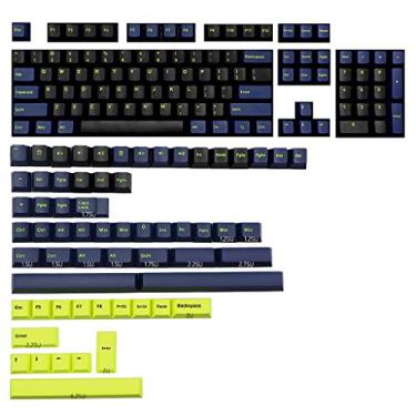 Imagem de Night Runing 160 teclas Cherry Profile Keycap Double Shot Thick PBT Keycaps para teclado mecânico MX Switch