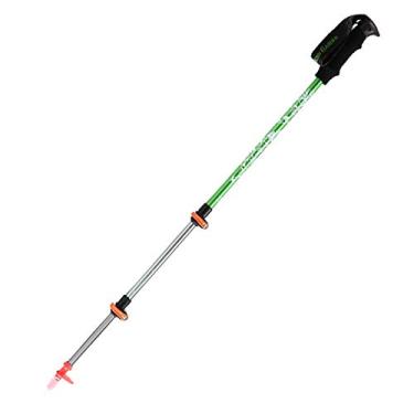 Imagem de N/P Bastão de liga de alumínio leve e ajustável para caminhada/caminhada/caminhada/muleta com travas rápidas (até 133 cm) para exploração, mochilão, escalada, acampamento