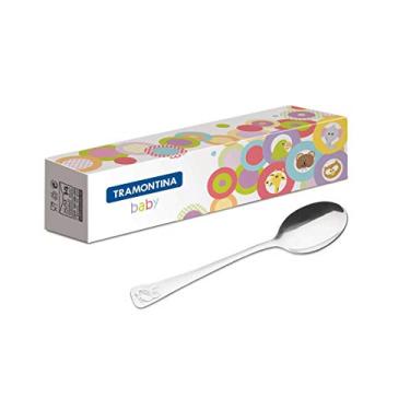 Imagem de Colher Infantil Tramontina Baby Friends em Aço Inox