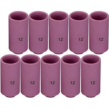 Imagem de Riverweld 10N44#12 3/4" x 1-13/16" Copo de cerâmica TIG para copo de soldagem DB PTA SR WP 17 18 26 TIG 10 pacote com 10