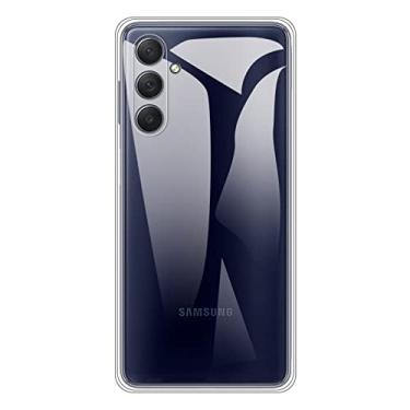 Imagem de Capa para Samsung Galaxy M54 5G, capa traseira de TPU macio à prova de choque de silicone anti-impressões digitais, capa protetora de corpo inteiro para Samsung Galaxy M54 5G (6,70