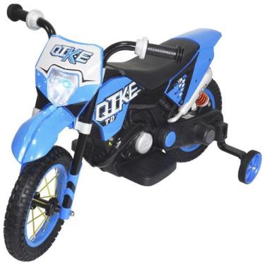 Moto Elétrica Infantil Criança Menino Motocross Homeplay Ver