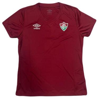 Imagem de Camisa Basic Fluminense Umbro Feminina - Bordô