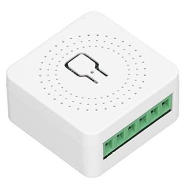 Imagem de Disjuntor de Interruptor Inteligente, 16A WiFi Interruptor Inteligente Fácil Instalação 3G 4G WiFi Controle Remoto para Família