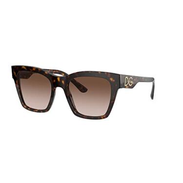 Imagem de Dolce & Gabbana DG4384, Havana Frame/Gradient Brown Lens, One Size
