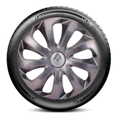 Imagem de Calota LC121 Renault Aro 15 Grafite Velox Escolha o carro