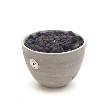 Imagem de Lareira a Gás Fire Pit Cimentício Olímpia para Área Externa - K3 Imports