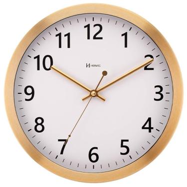 Imagem de Relógio De Parede Herweg Ref: 6736-029 Alumínio Dourado