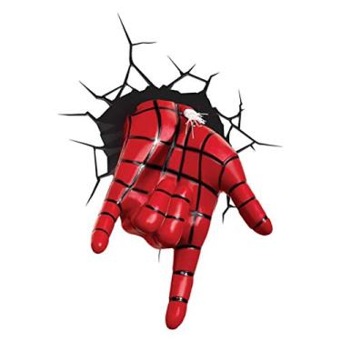 Imagem de Luminária Mão Homem de Aranha, 3D Light FX, Vermelho