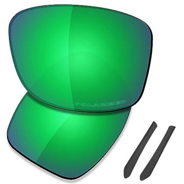 Imagem de SAUCER Lentes de substituição premium para óculos de sol Oakley Jupiter Squared OO9135 de alta definição - verde jade polarizado