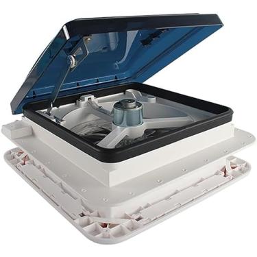 Imagem de Ventilador de ventilação de telhado de 28cm x 28cm, RV Caravan Motorhome Camper Ventilador de ventilação de teto, Ventilador de resfriamento de ventilação, Furo de claraboia de exaustão com