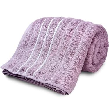 Imagem de Toalha de Banho Gigante Banhão Corttex Wave 100% Algodão Alta Absorção Volumosa Ultra Macia 80 x 150 (Lilás)