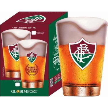 Imagem de Copo Licenciado Fluminense  P Cerveja Chopp Globimport - 350ml - Brahm