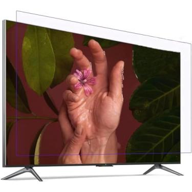 Imagem de Protetor de tela de TV antirreflexo, filtro antirreflexo fosco de 32-75 polegadas, filme de proteção antiarranhões para Samsung, Insignia, VIZIO, TCL, Sony, Sharp, Hisense, LG, TCL, etc., 50 polegadas (1095 x 616)