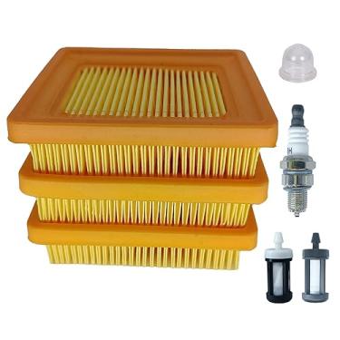 Imagem de Carburionix Kit de filtro de ar 4180 141 0300 para Stihl 4180-141-0300, compatível com STHIL KM91R KM131 FS89 FS91 FS91R FS111 FS131 FS311 FCC. Aparador de cordas 96
